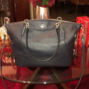 Coach black Kelsey Satchel